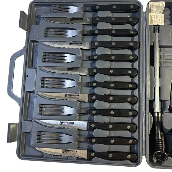 Gourmet Traditions 19 Piece Knife Set Kitchen Messer Stainless Steel Cutlery New - Picture 9 of 11